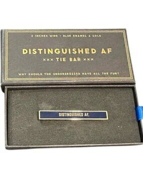 Easy Tiger Distinguished AF Tie Bar Weddings Business Casual
